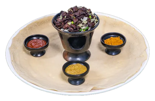 Derek Tibs, plated and ready to serve