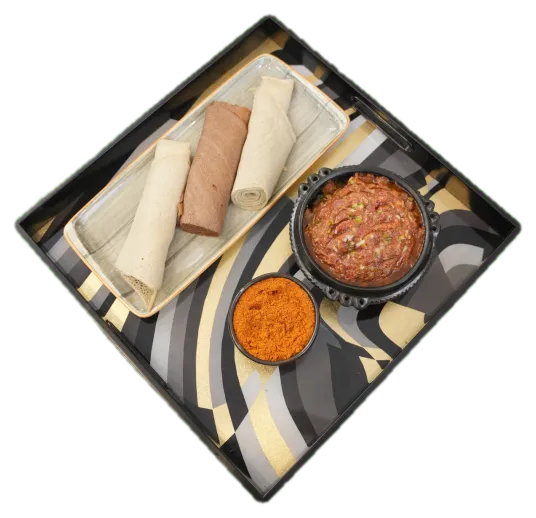 Dulet, plated and ready to serve