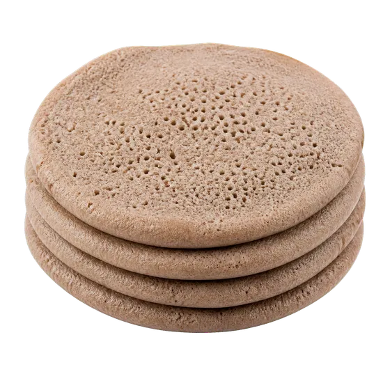Extra Injera, plated and ready to serve