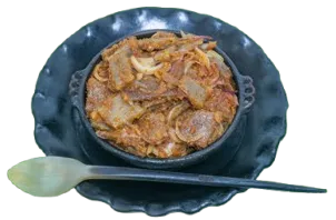 Kocho Chechebsa, plated and ready to serve