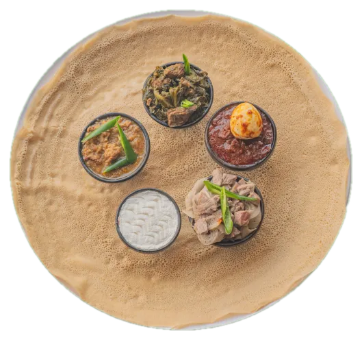 Maheberawi, plated and ready to serve