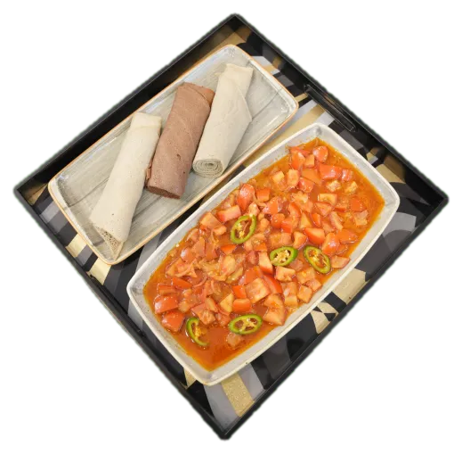 Timatim Leb Leb, plated and ready to serve